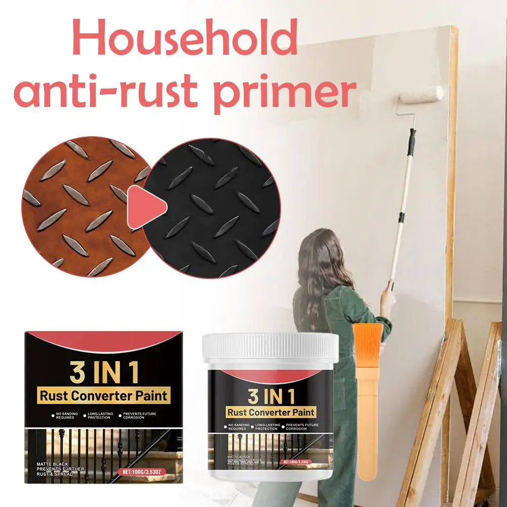 

Бытовой антикоррозийный праймер Металлический антикоррозийный праймер на водной основе Водонепроницаемый и устойчивый к ржавчине коррозионностойкий праймер