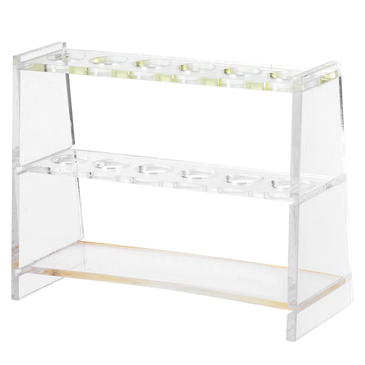 

1Set Test Tube Holder Clear Polystyrene Tubes Ergonomic Detachable Design Durable Laboratory Supplies School Lab Stand