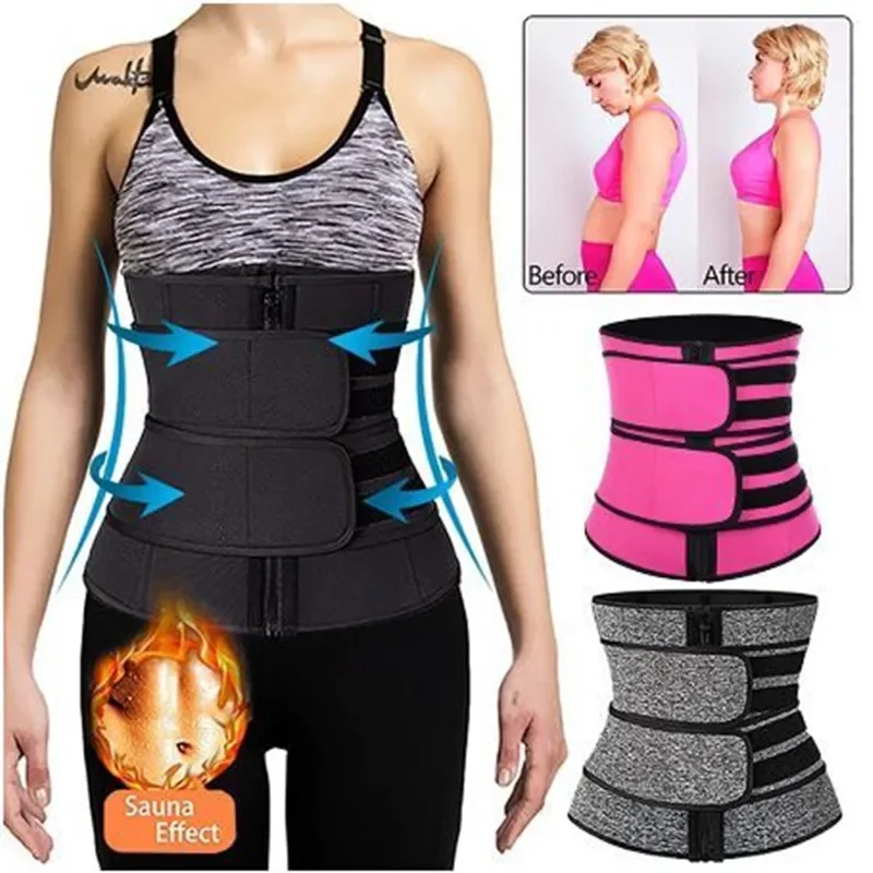 

Women Waist Trainer Corset Sweat Slimming Belt Weight Loss Compression Trimmer Neoprene Sauna Shaper