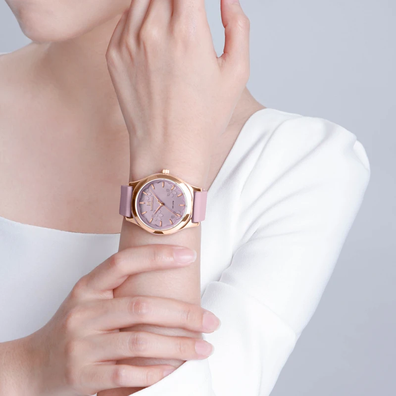 NAVIFORCE Watches for Women Creative Fashion Flower Dial Wristwatch Ladies Quartz Waterproof Shockproof Female Clock Gifts 2024