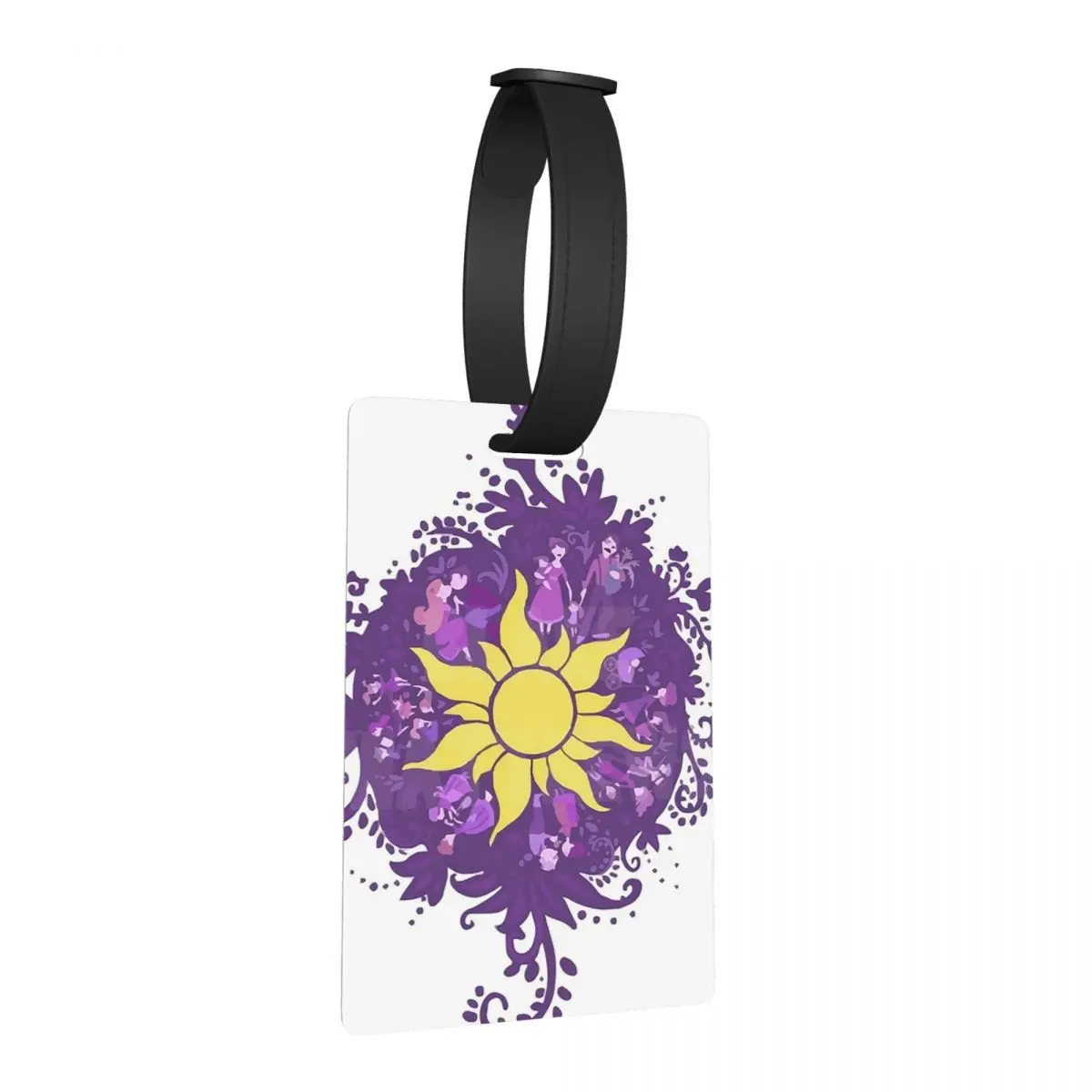 

Tangled - Sun Kingdom Dance Luggage Tags Suitcase Accessories Travel Portable Baggage Boarding Tag Label Holder ID Name Address