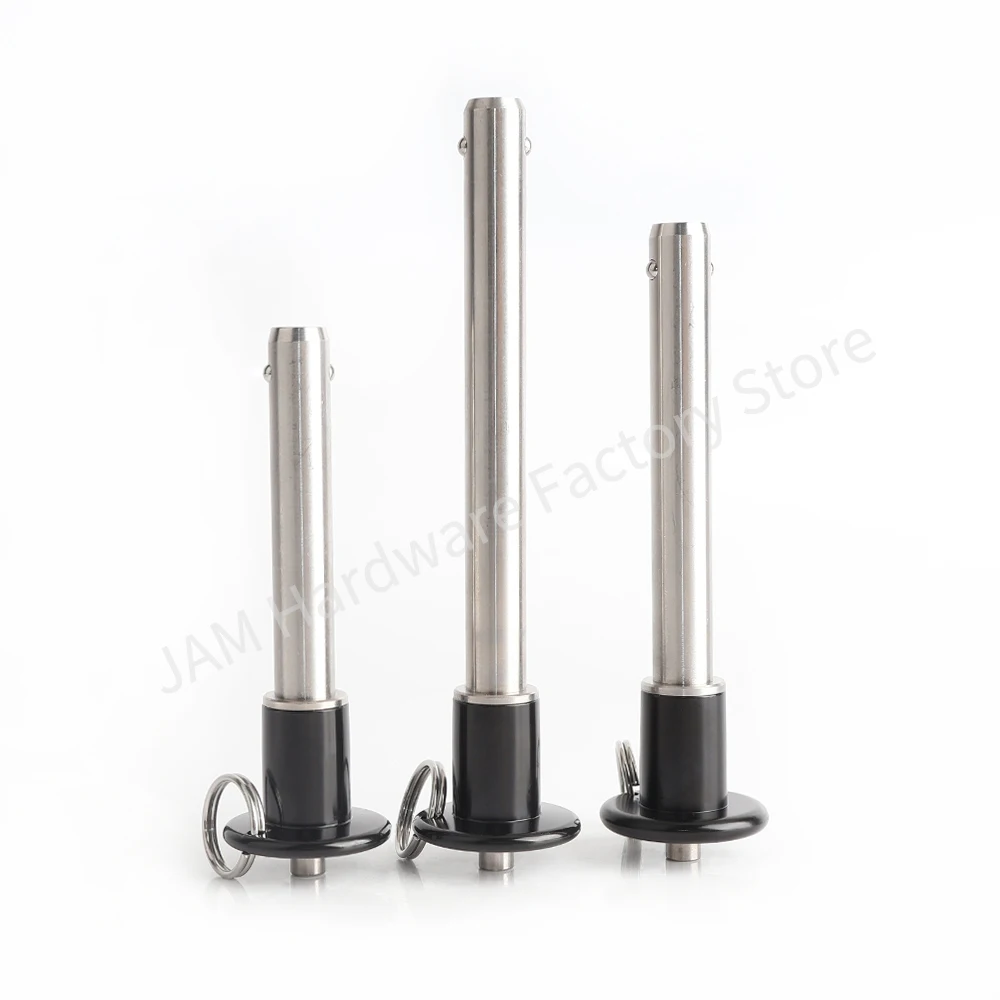 YK110 Factory Direct Quick Release Button Type Lock Pin Marine Hook Positioning Pin Spring Ball Lock Pin With Pull Ring