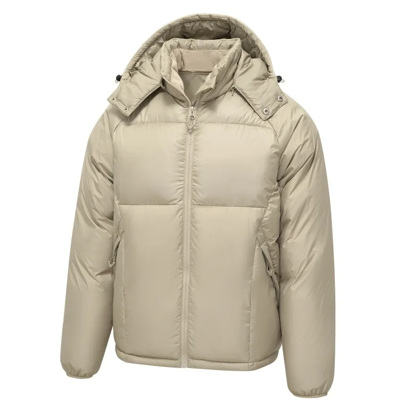 Men's 2026 Winter Thick down Cotton Jacket 30D Soft Bread Cotton Coat for Warmth New Cotton Jacket for Men