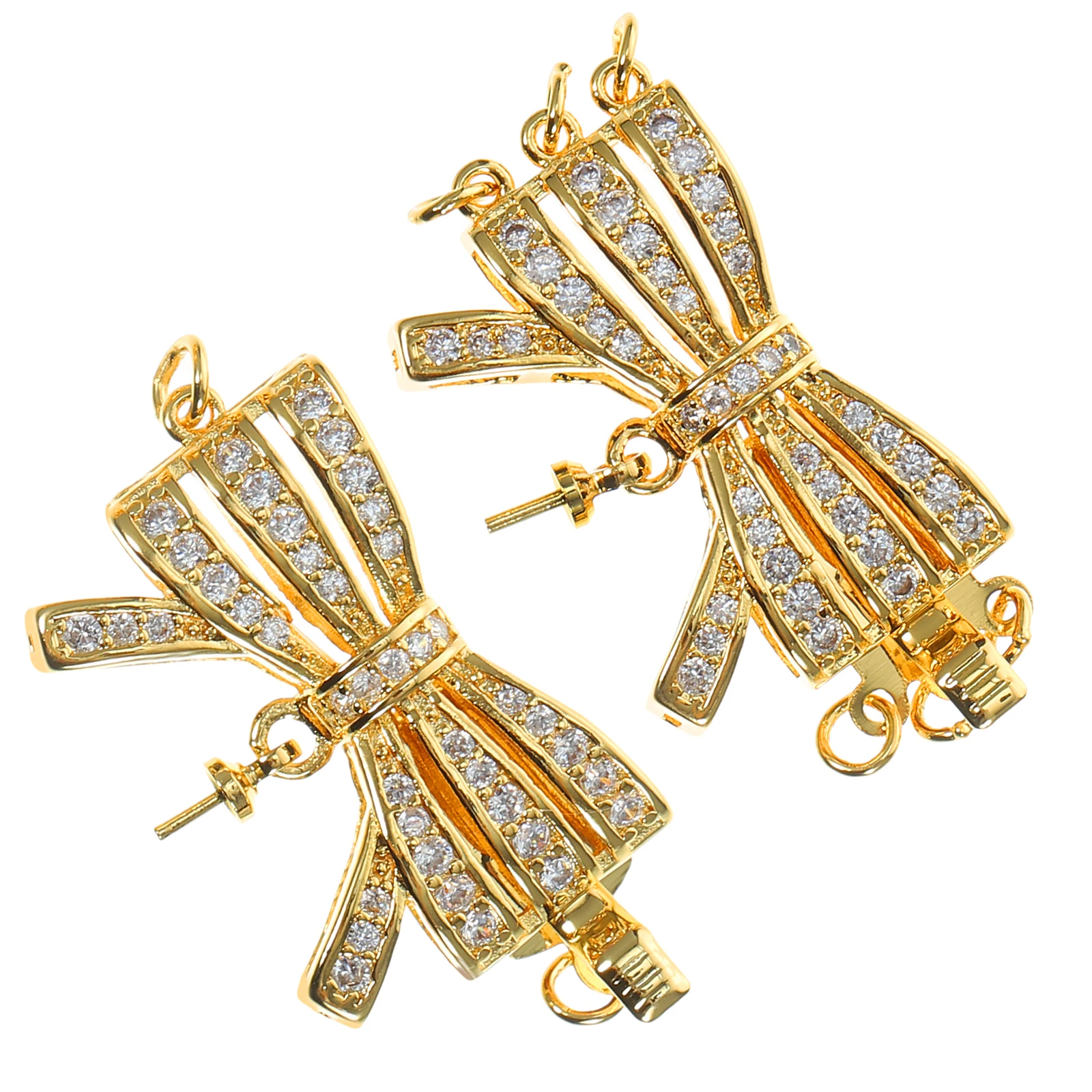 

2Pcs Layering Clasps Alloy Separators for Multi Necklace Clasp Necklaces Bracelets Jewelry Making Supplies