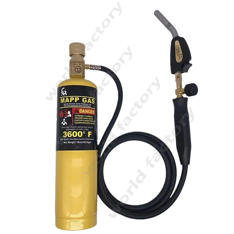 Oxygen-free welding gun Small high temperature stainless steel welding torch Gas copper Aluminum welding