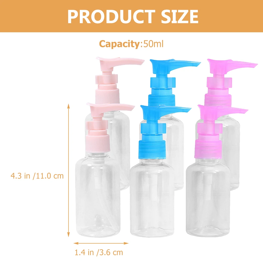 

Lotion Bottle Plastic Pump Bottles for Liquids Dispenser Hair Shampoo