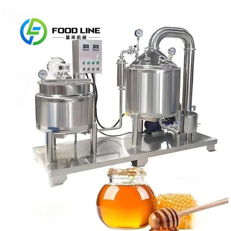 Uniform Heating Vacuum Honey Concentrator Even heat distribution prevent local overheating and keep consistent honey quality