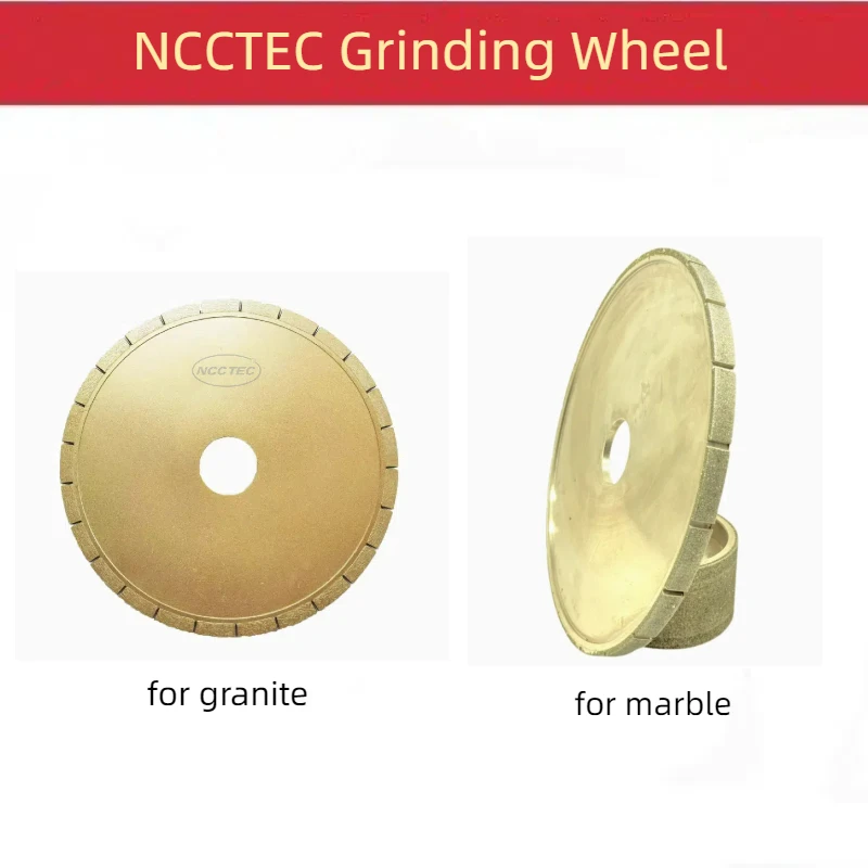 [Horizontal Segments] 8'' Diamond Granite Marble Flat Calibrating Milling Wheel CNC Profile 200mm Edge Grinding Polishing Discs