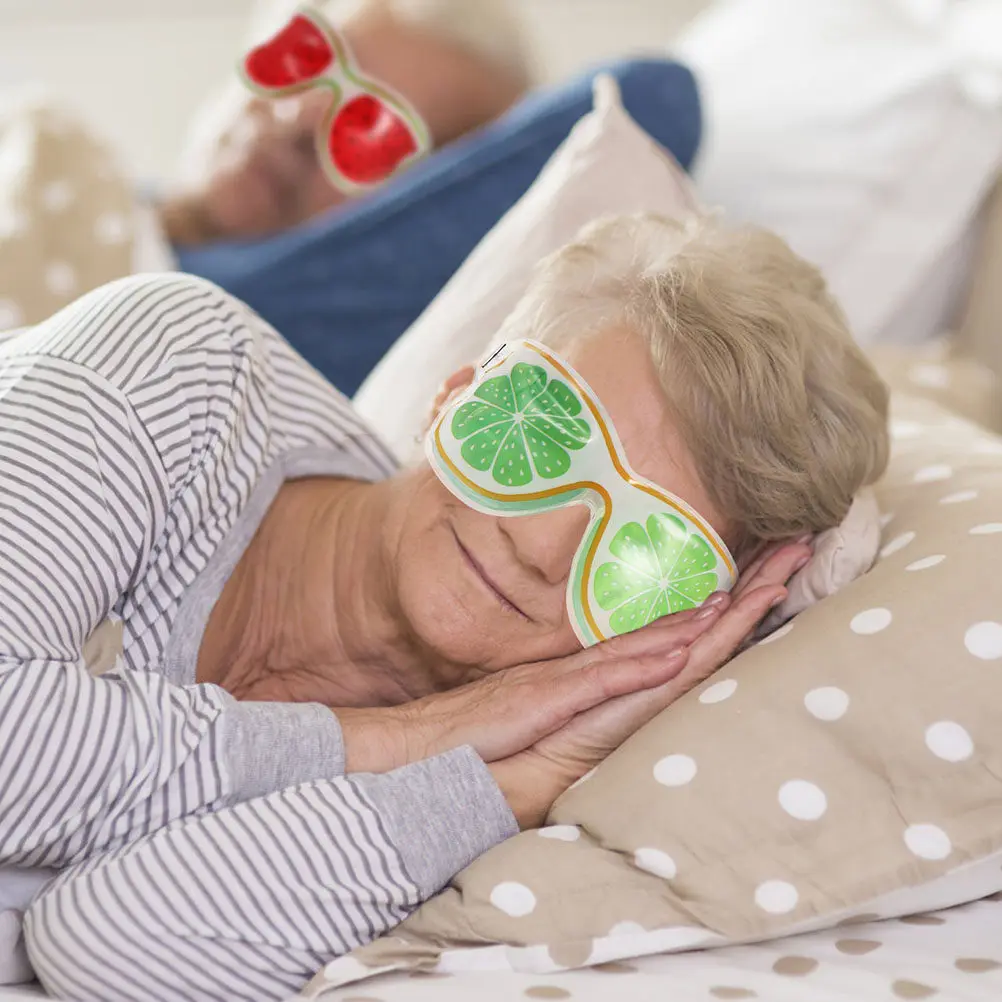 

6 шт. компрессионных масок для глаз (горячих и холодных), мягкие, дышащие, многоразовые охлаждающие подушечки для глаз, уменьшающие отечность, темные круги, улучшающие цвет лица