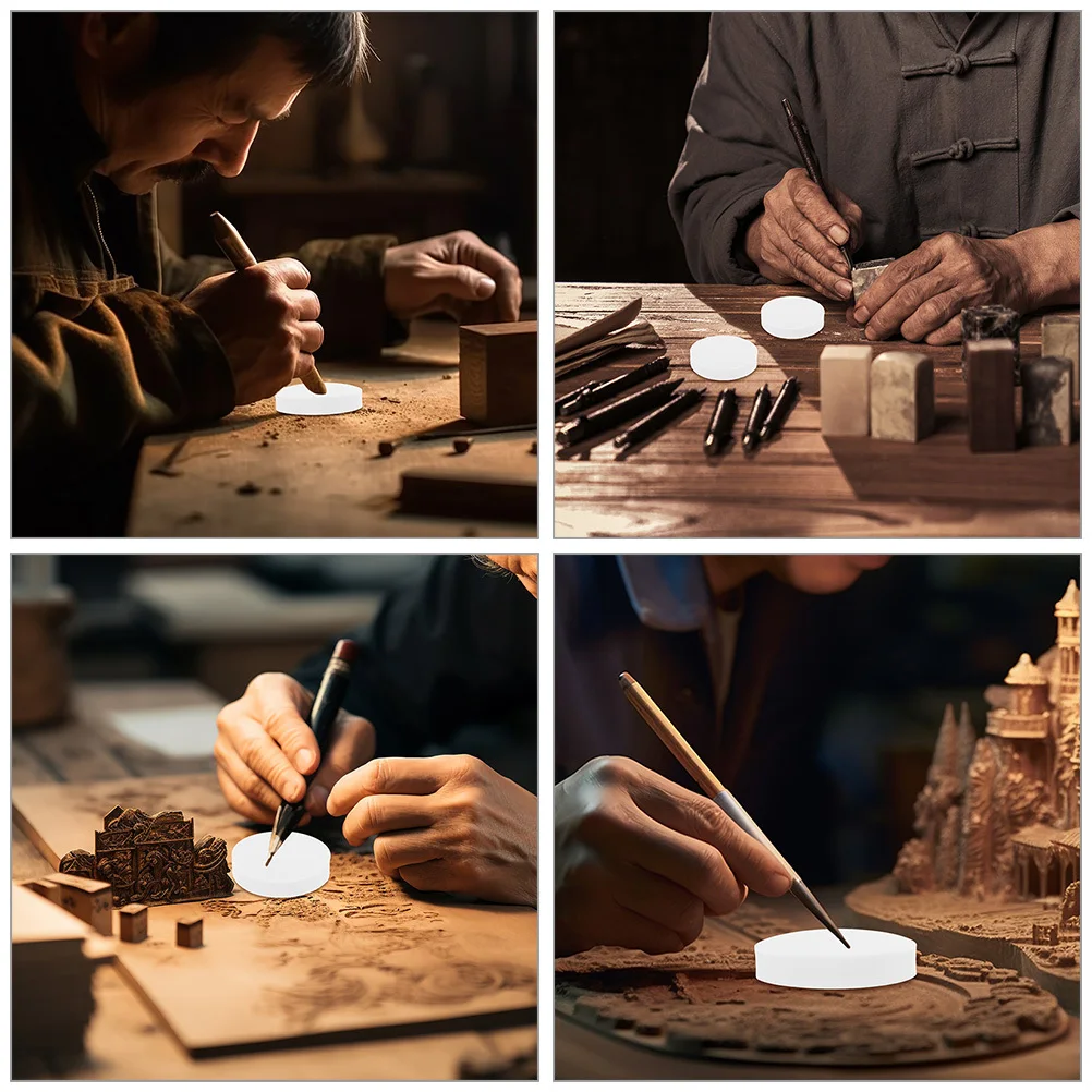 

12 Pcs Carved Rubber Brick Hand Bricks for Stamp Making Engraving Print Block Tpr Diy Stamps Blocks Accessories
