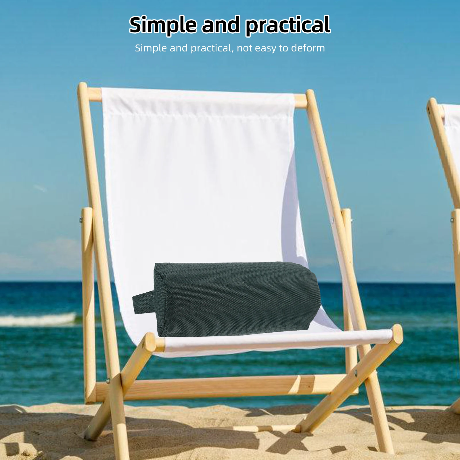 

Beach Chair Accessories Pillow Headrest Outdoor Car Lumbar Support Waterproof Foldable Lightweight Durable Portable Pool Chaise