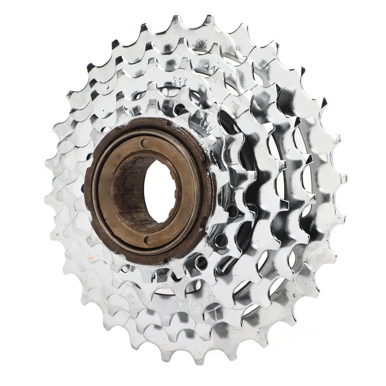 

5 Speed Flywheel 14-28T Hollow Steel Bike Freewheel for mountain Bike, High Strength & Impact Resistant