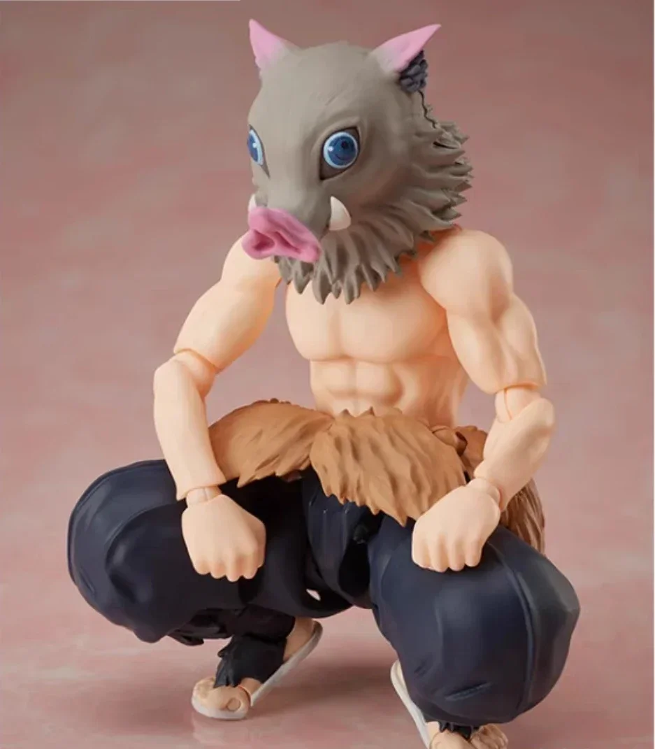 100 % Original Aniplex BUZZmod Inosuke Hashibira Kimetsu No Yaiba Demon Slayer Acchion Figuren Modell und Y Brinquedos Figura