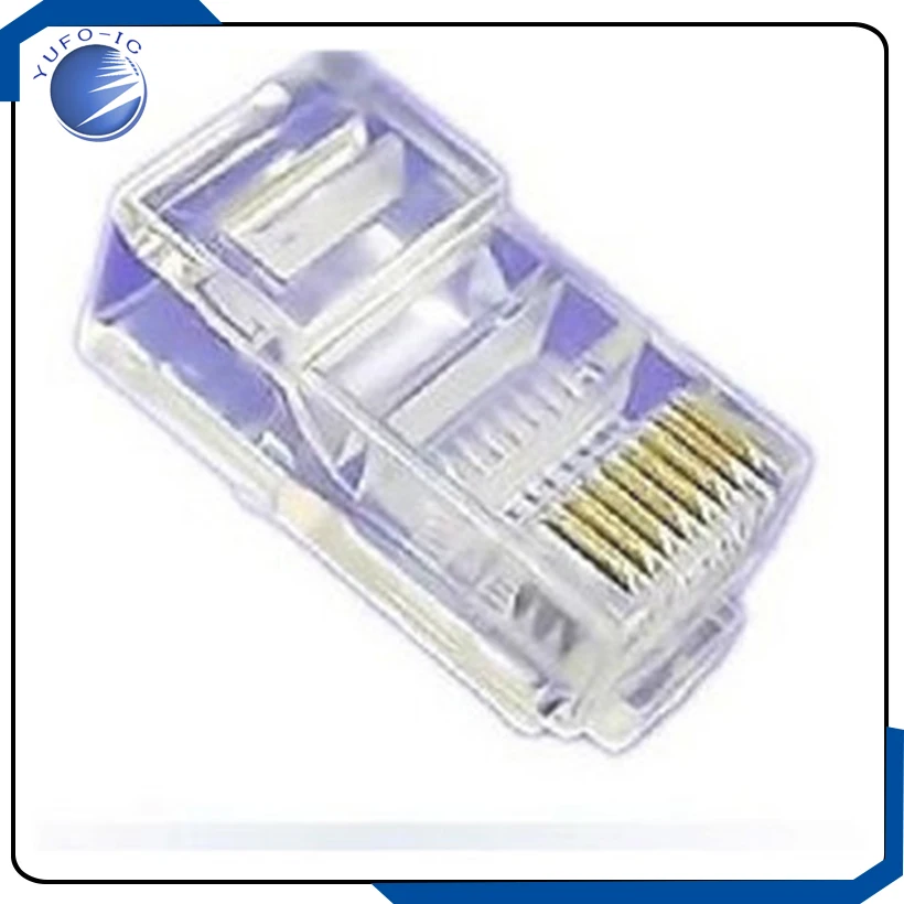10PCS/LOT  Quality network crystal 8P8C crystal head network crystal head RJ45 crystal head