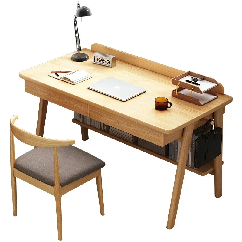 Modern Computer Desk Desktop Home Simple Writing Table with Chair Study Desk Wood Laptop Table for Office Escritorio Furniture