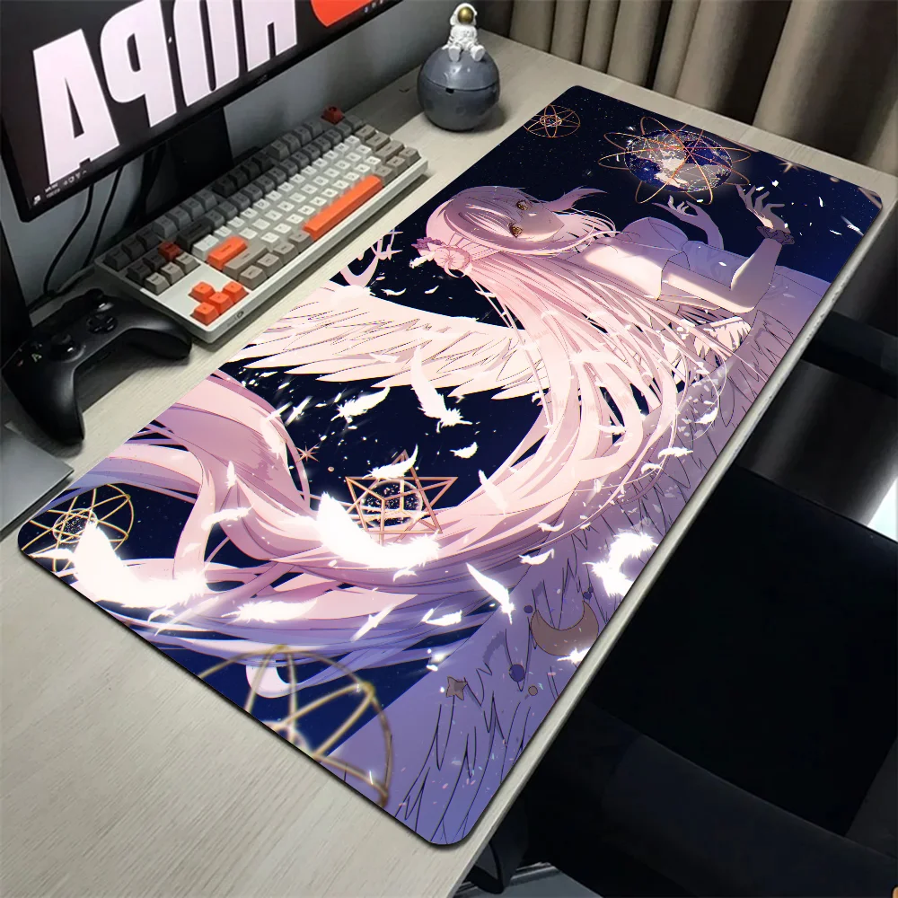 Imagem -04 - Misono Mika Blue Archive Game Girl Mousepad Mouse Mat Mesa Mat com Pad Acessórios para Jogos Teclado Prime Xxl