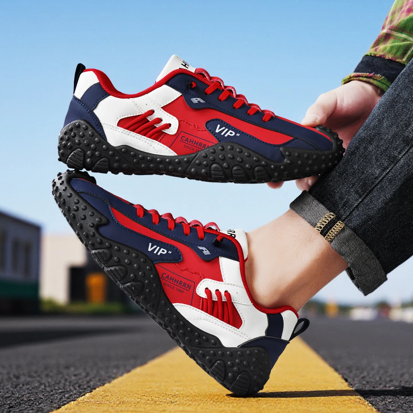 

Men's Large Size Casual Sports Shoes - Non-Slip Wear-Resistant Cortez Versatile Platform Commuter Outdoor Sneakers