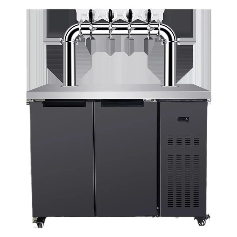 Commercial draft beer machine, air-cooled, fully automatic fresh beer sales and drinking equipment, integrated drinking machine