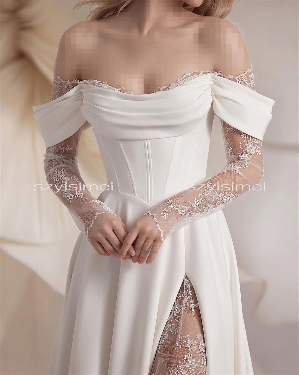 Modern Off-Shoulder A-Line Bridal Gown Customized Wedding Dress Elegantly Designed Bride Vestido De Novia свадебное платье
