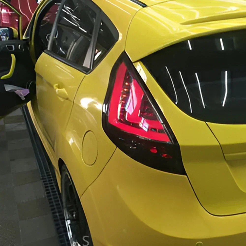 Car Taillights Assembly For Ford Fiesta 2009-2015 LED Auto Rear Back Lamps Upgrade Flashing Signal Light Cars Accessories