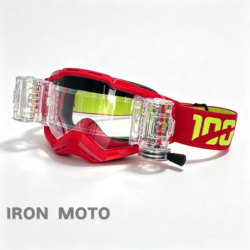Motocross-Roll-Off-Brille, Rallye-Rennbrille, Offroad-Dirtbike-Brille, Roll-Off-Film-Brille, MX-Schutzbrille – Detail 6