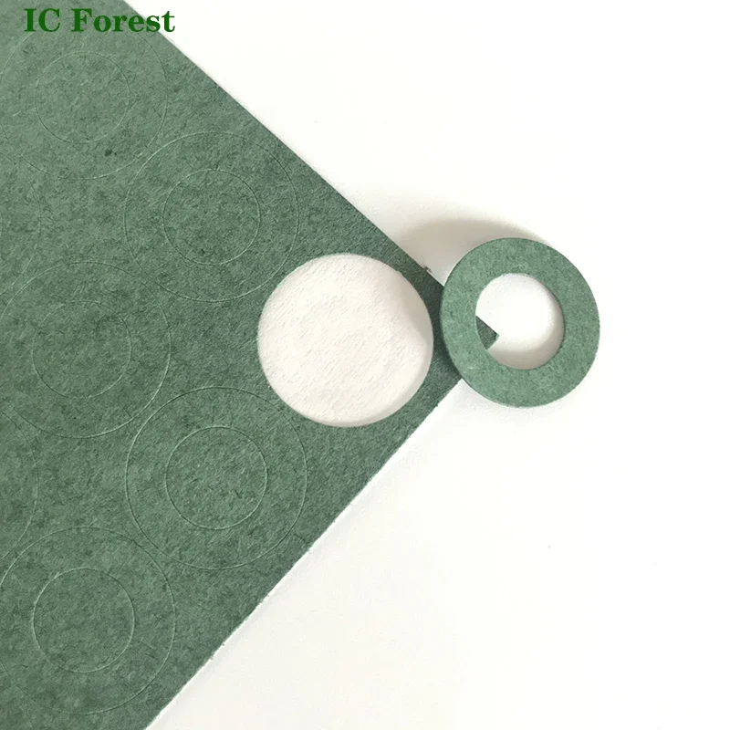 100pcs 1S 18650 Li-ion Battery Insulation Gasket Barley Paper 18650 Battery Pack Cell Insulating Glue Electrode Insulated Pads