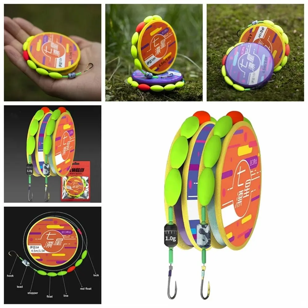 Fishing Lead Fishing Hooks Line Fishing Stopper Carbon Steel Hook and Line Fishing Float Fish Fishing Line Hooks