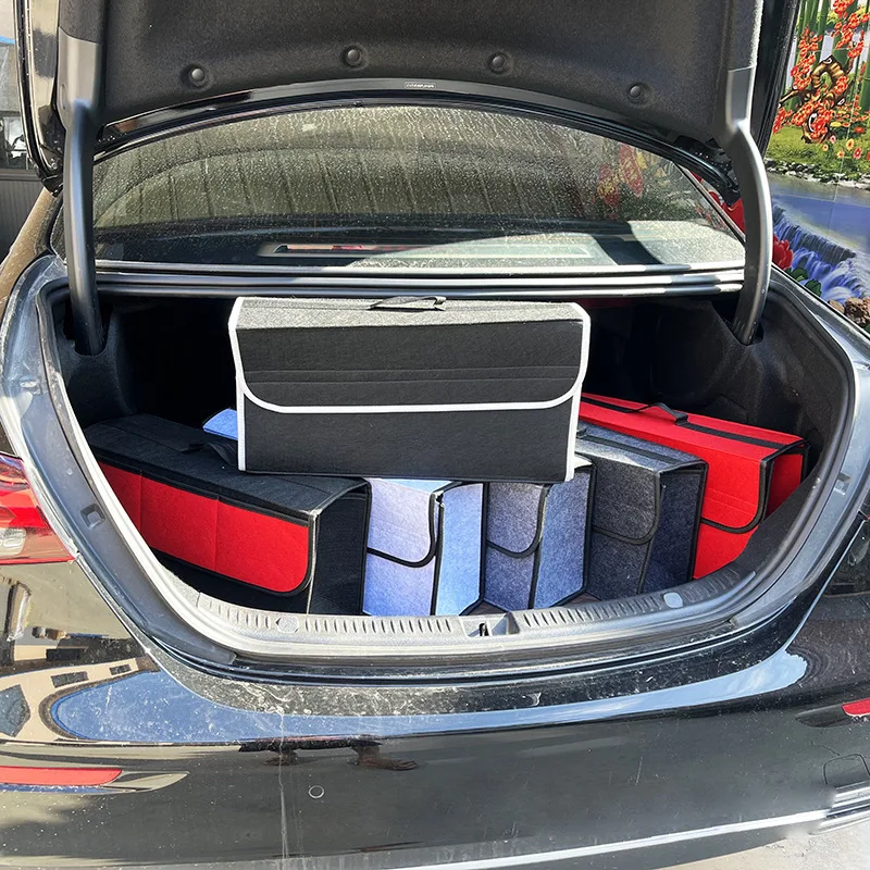 

Vehicle supplies Car Storage Bags Car Trunk Tool Storage Bags Foldable Storage Bags Felt Car Trunk Box Car Supplies Idea Goods