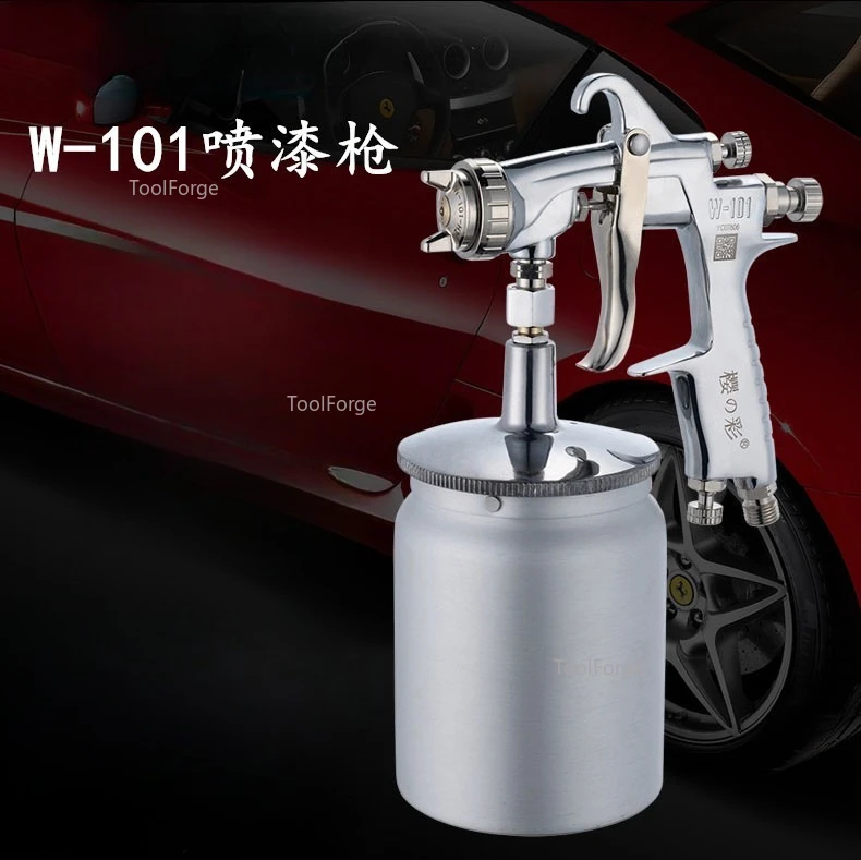 W-101 Paint Gun Pneumatic High Atomizing Paint W101 Spraying Tools Furniture