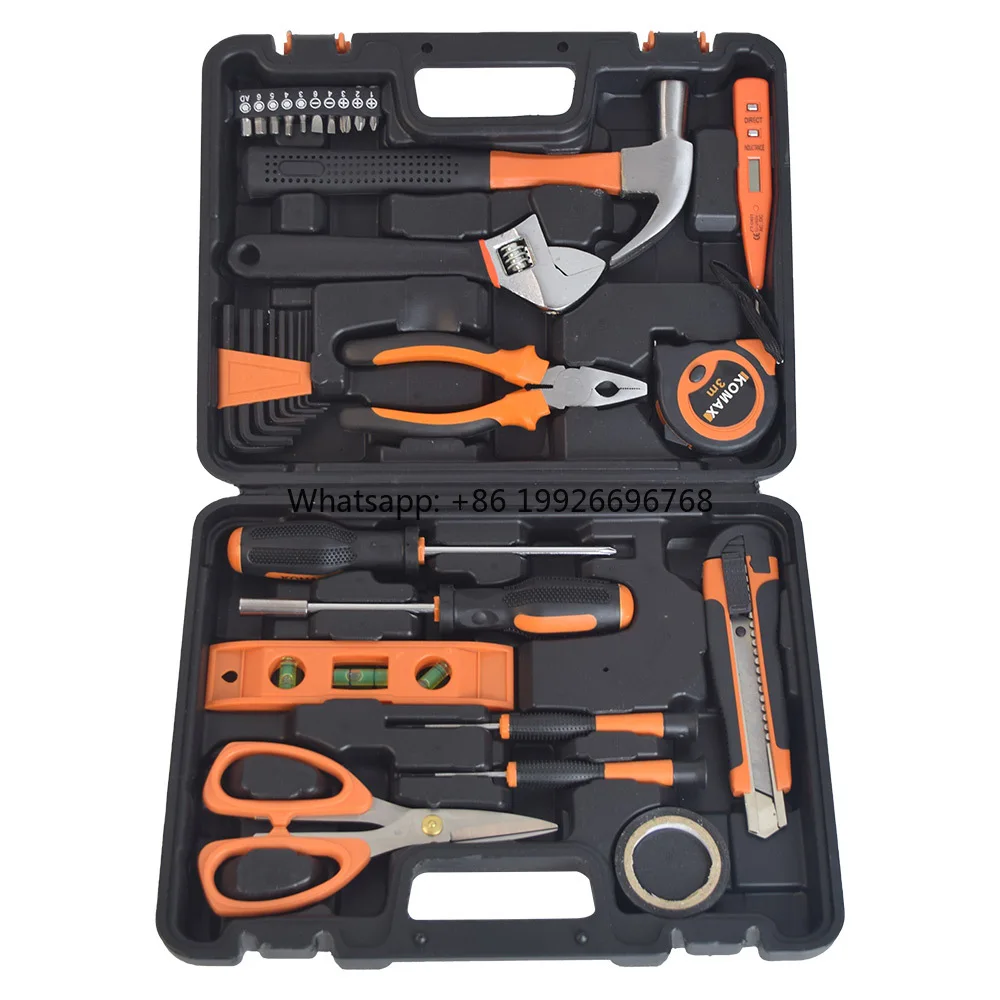 

China Factory 31-Piece Portable Manual Hardware Combination Tool Set Complete Accessories for Household Use Multi-Size Bike Tool