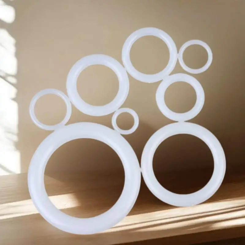 Artisan Plastic Ring Hooks 12.7mm-50mm Glossy for DIY Crafts, Package of 1, Perfect for Crochet Handbag