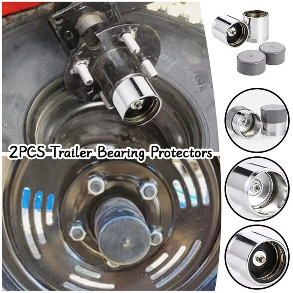 Durable Trailer Bearing Protector Rubber High Performance Bearing Grease Cover Automatic Pressure Relief Carbon Steel