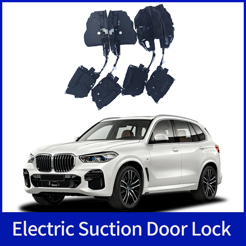 Smart Auto Electric Suction Door Lock for BMW X5 E70 F15 2006-2023 Automatic Soft Close Door Super Silence Car Vehicle Door