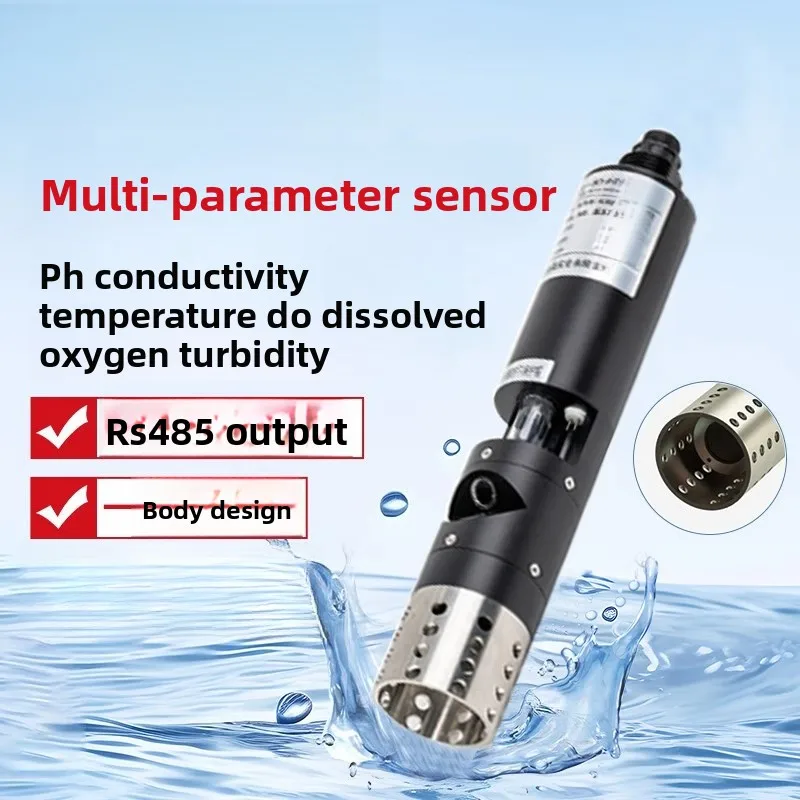 Integrated multi-parameter water quality PH conductivity EC dissolved oxygen DO turbidity sensor electrode probe online monitor