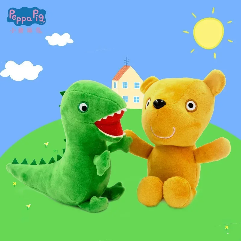 

New Pig Peppa Series Anime Plush Doll Dinosaur Teddy Bear Doll Plush Toy Doll Children's Birthday Christmas Gift