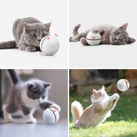 Cat Toys Smart Interactive Rolling Ball Automatic Rotating Pet Toys for Cats Dog Kitten USB Electric LED Rolling Flash Balls