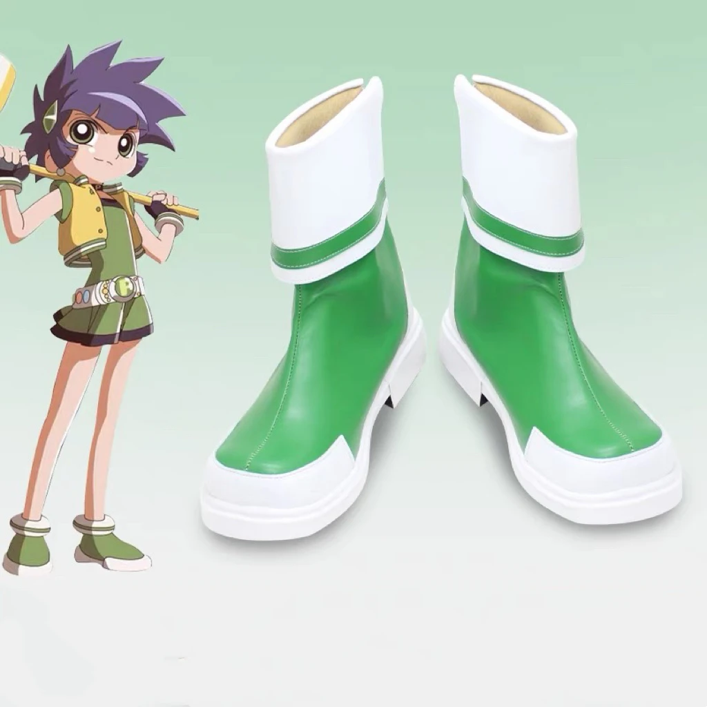 Powerpuff Cosplay Mädchen Schuhe Blossom Buttercup Bubbles Schuhe Stiefel Halloween