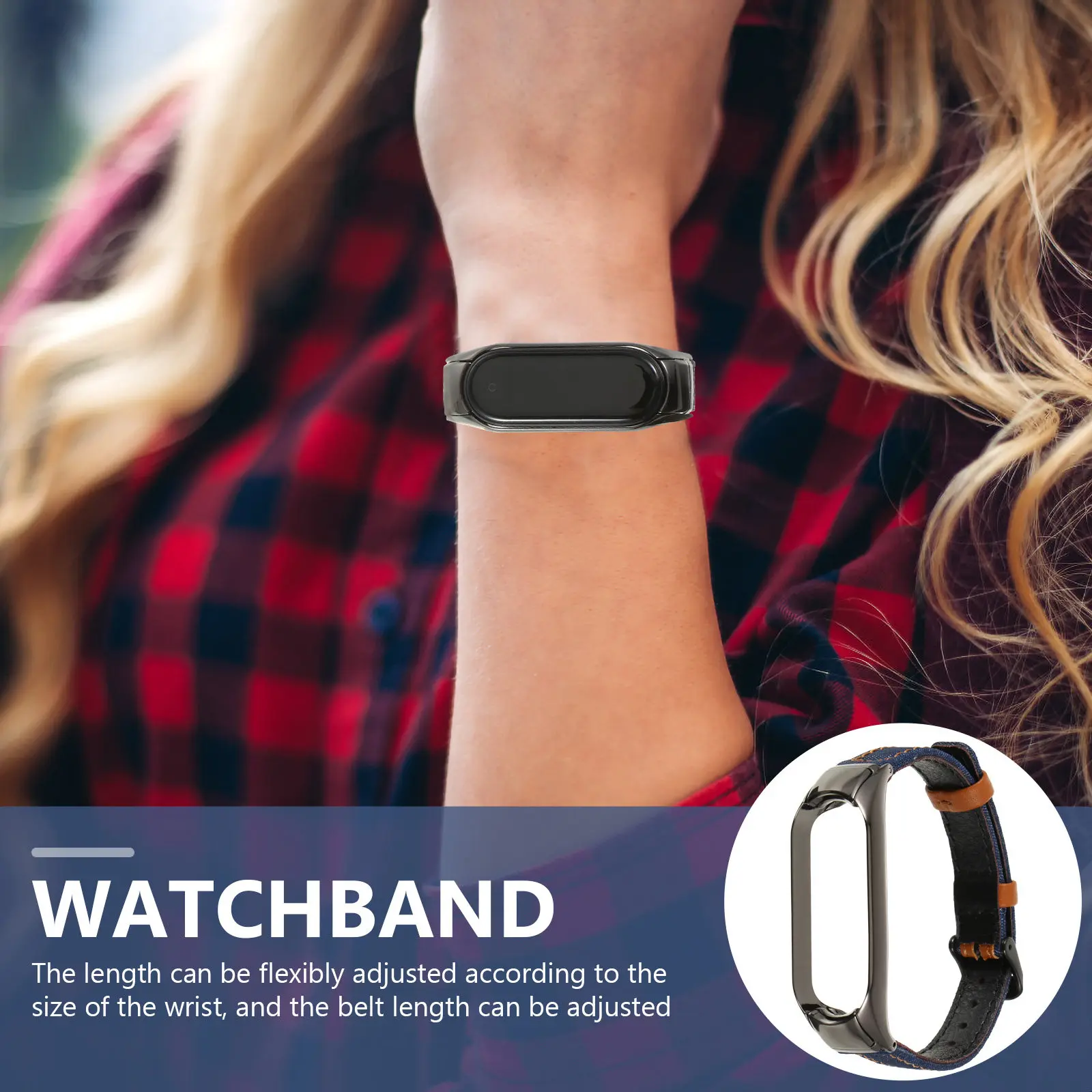 

Watch Strap Adjustable for 5 Fashion Comfortable Breathable Wristband Gift for Birthday Wedding