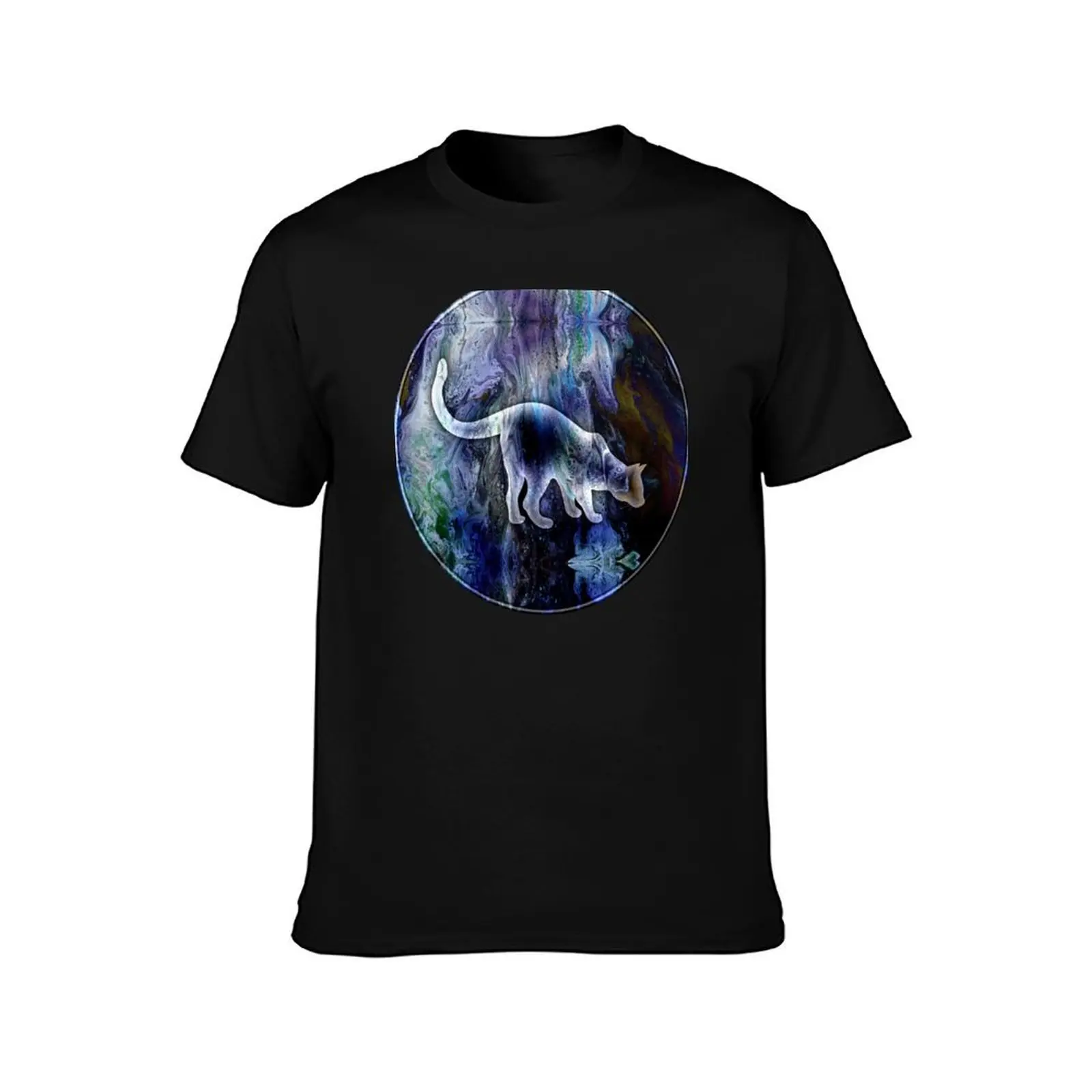 Curiosity: cat being curious T-Shirt Comfortable Work Wear Tee T-Shirt