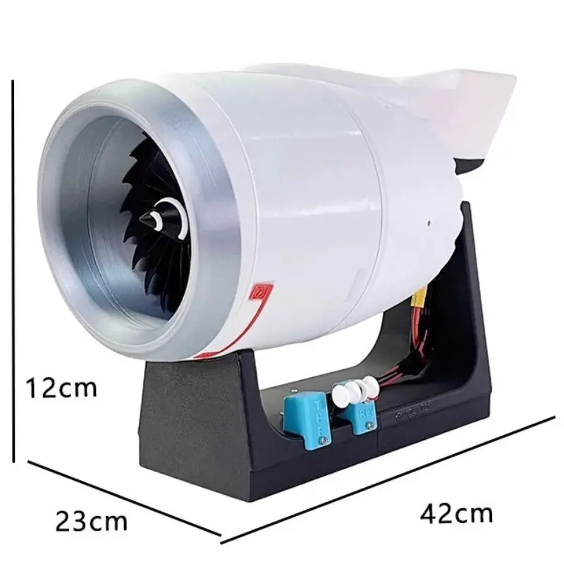 Aircraft engine engine model toy can be electrically started, 10,000-turn brushless motor, reverse push function, gift