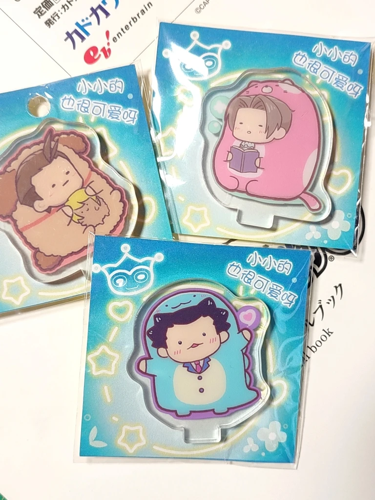 Ace Attorney Miles Edgeworth Phoenix Wright Apollo Justice Cosplay acrílico señal de pie figura de soporte de dibujos animados regalo de Halloween