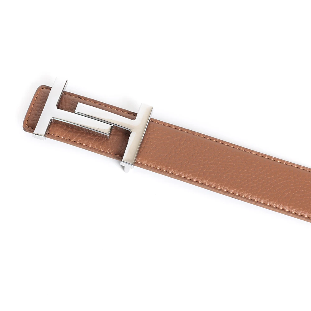 Rindsleder Luxus Designer Marke Taille Gürtel Männer Geschenke Hohe Qualität Frauen Echte Echtes Leder Kleid Strap für Jeans Bund Grau – Detail 14