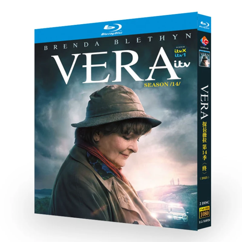 

Vera Season 14 2025 Blu-ray Disc