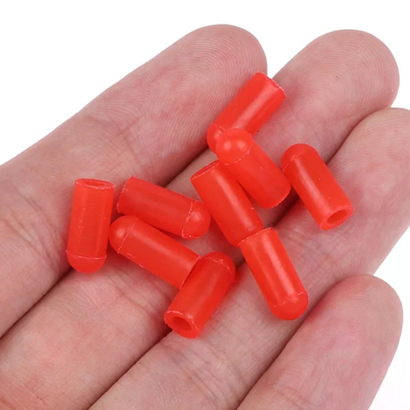 20PCS Syringe Sealing Needle Cover, Food Grade Silicone Rubber End Cap for Test Tube
