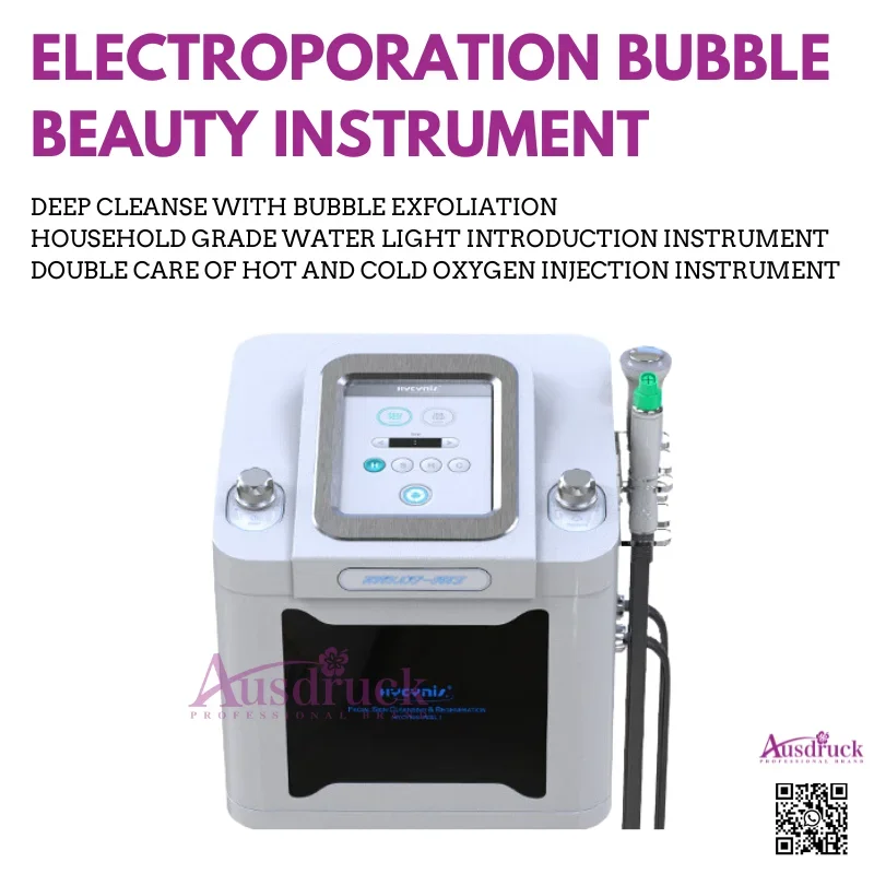 Electroporation Bubble Beauty Instrument Household Water Light Introduction Instrument Hot and Cold Oxygen Injection Instrument