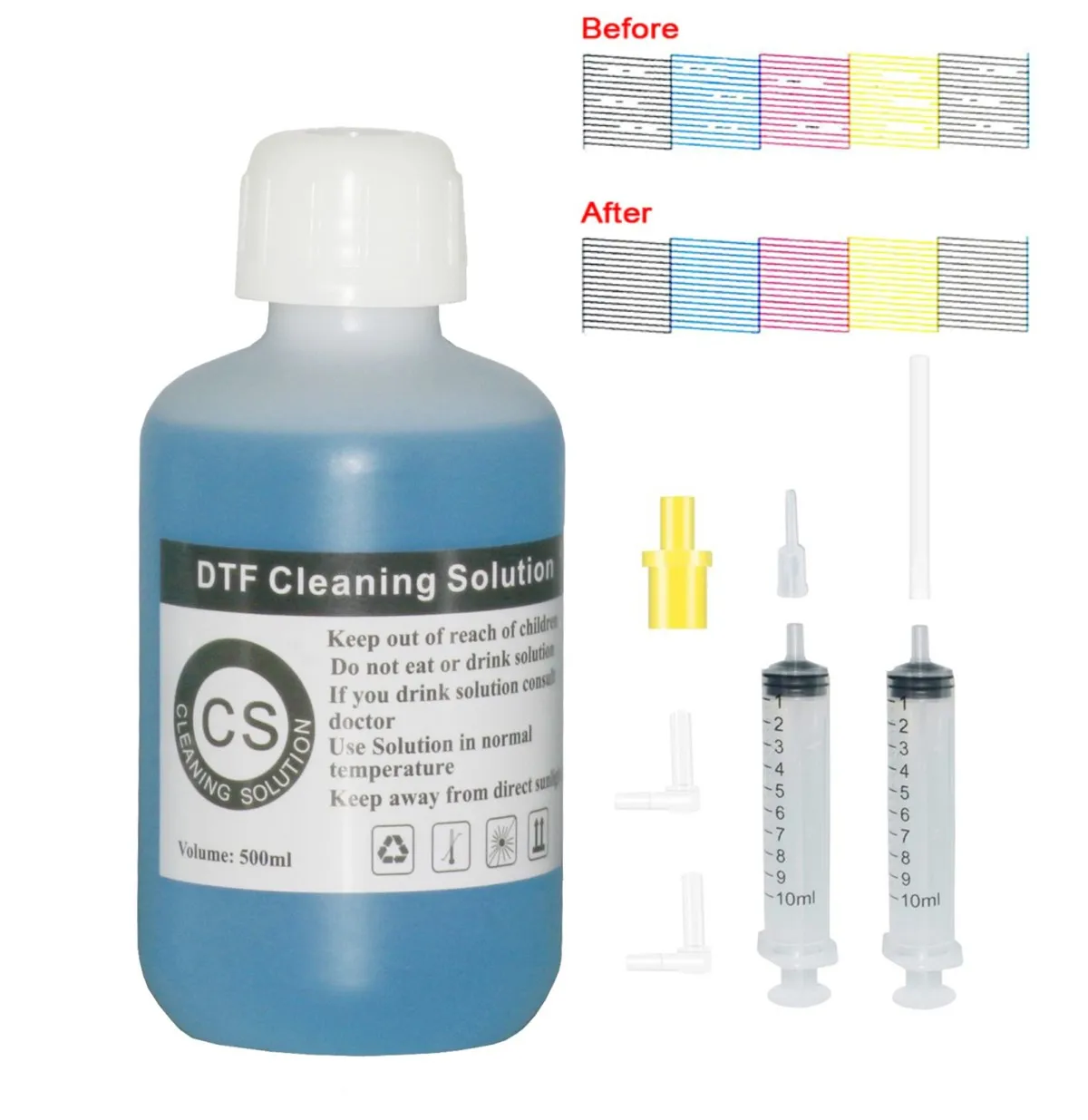 

Раствор засорения печатающей головки Dtf для принтера машины Dtf 30 см 60 см A3 A4