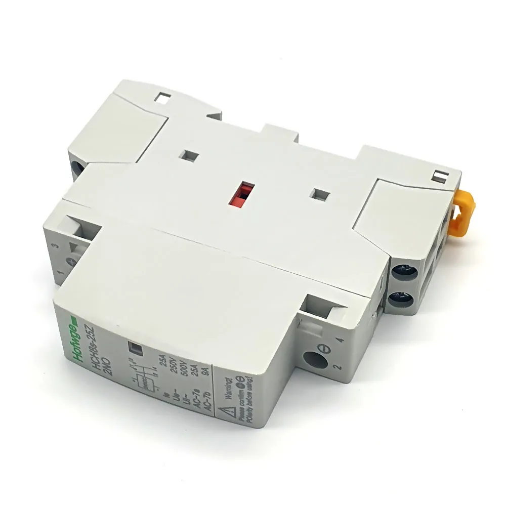 Imagem -06 - Contator Dc230v Bobina Ac230v 63a 4no Contator Modular Automática Din Rail tipo Hch8s63 Dc24v