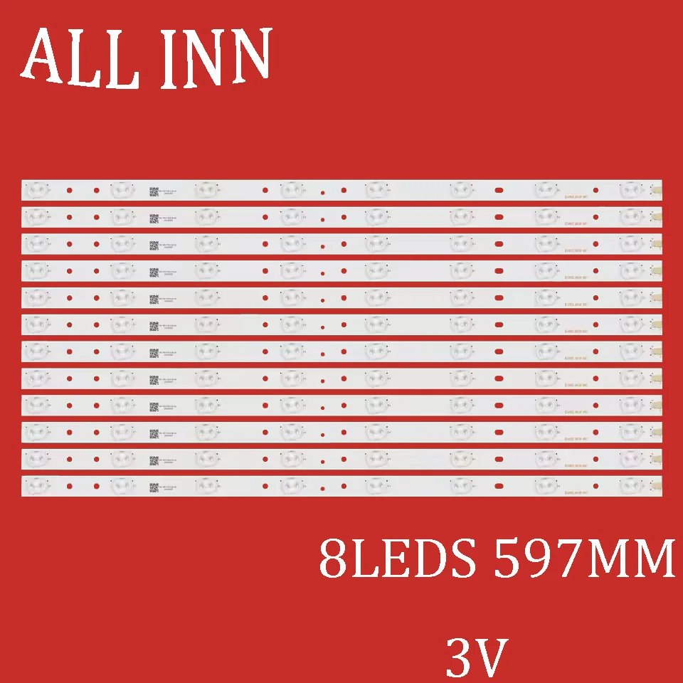 

12 шт./компл. новые светодиодные ленты для подсветки E600DLB030-007 E60DLBE605F SVG600A14 для VIZIO E60-C3 E60DLBE605F3M14C S600DLBE605F