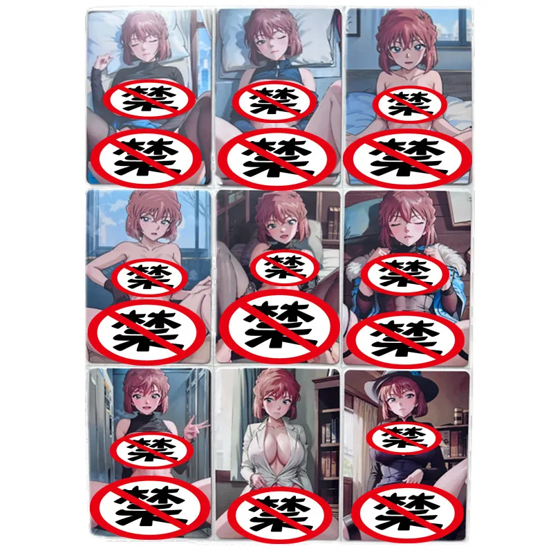 

9 шт./компл. сексуальная карта Анита Хайли аниме обнаженная карта детектива Конан домашняя ACG богиня взрослые коллекция комиксов карты игрушки подарок