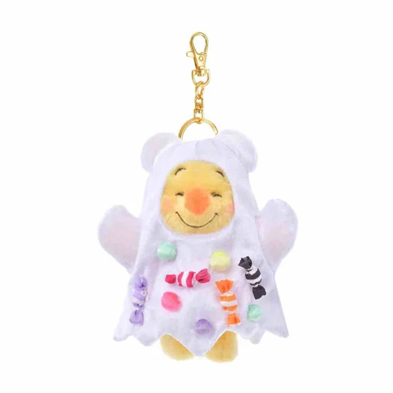 Disney Original 2024 Wonderful Halloween Chip Dale Cartoon Stitch Winnie Pendant Cute Doll Collection Birthday Christmas Gift